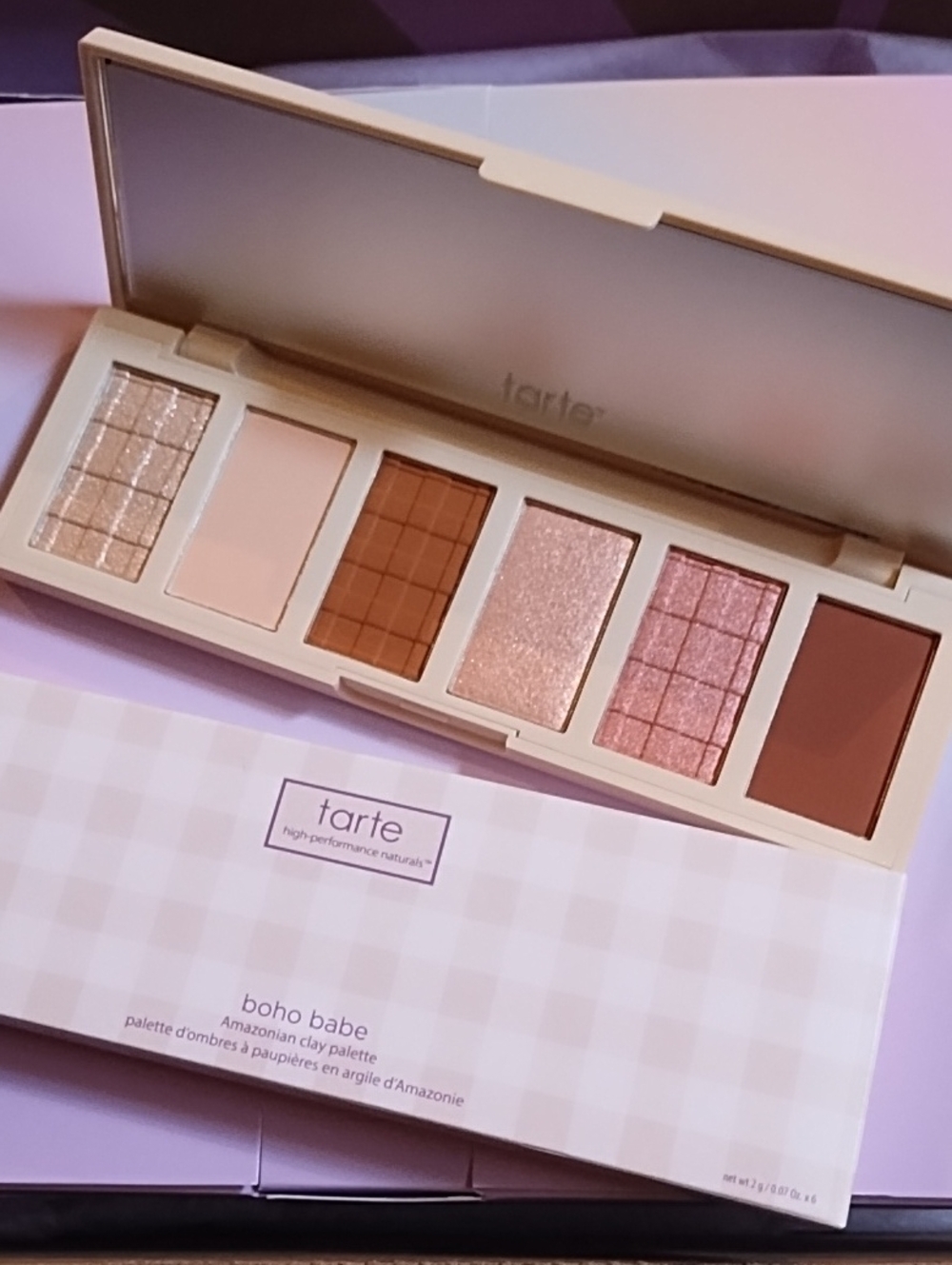 tarte Boho Babe Eyeshadow Palette - Rose Gold, Champagne & Warm Brown